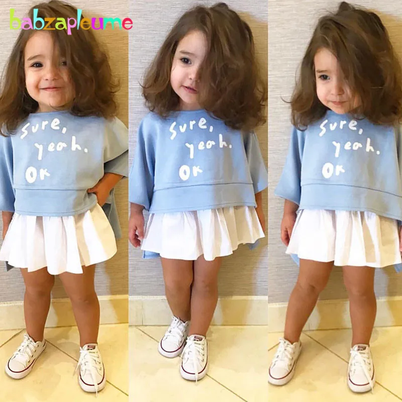 Spring Korean Style Clothing Casual Cotton T-shirt+Skirts 2 Piece Outfits For Toddler Girls Sets Little Kids Clothes BC1071-1
Spring Korean Style Clothing Casual Cotton T-shirt+Skirts 2 Piece Outfits For Toddler Girls Sets Little Kids Clothes BC1071-1
