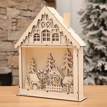 Table Decor Wood House Christmas Ornaments For Home Cute Luminous Cabins Gift Creative Christmas Decorations new Year decoration
Table Decor Wood House Christmas Ornaments For Home Cute Luminous Cabins Gift Creative Christmas Decorations new Year decoration