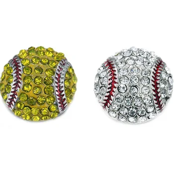 10pcs/lot New Snap Jewelry Metal Rhinestone Baseball Softball Snap Buttons fit 18mm Snap Bracelet Bangles For Women
10pcs/lot New Snap Jewelry Metal Rhinestone Baseball Softball Snap Buttons fit 18mm Snap Bracelet Bangles For Women