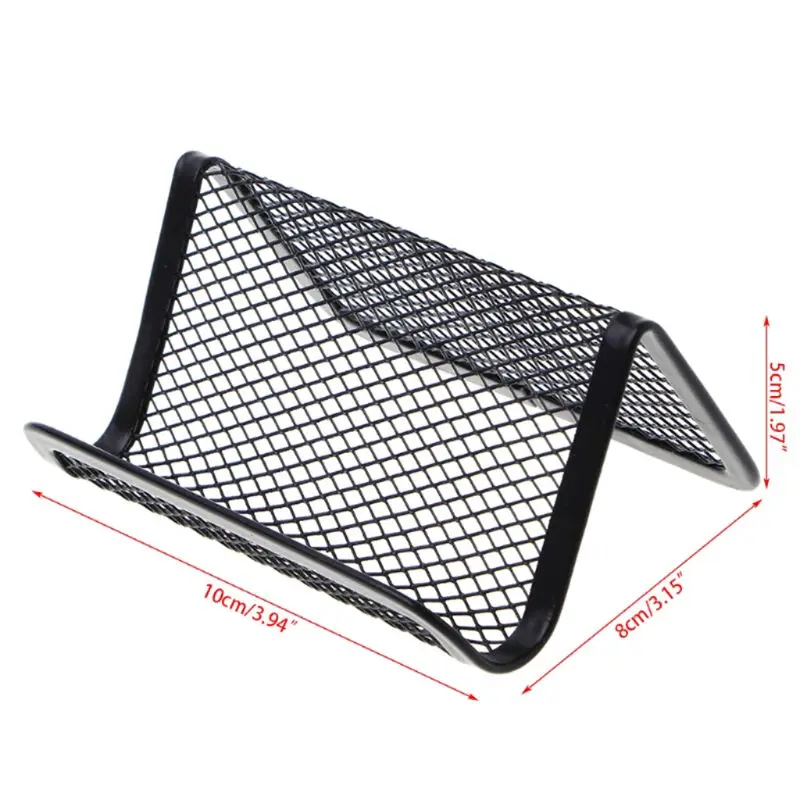 Metal Mesh Business Card Holder Stand for Desk Office Business Card Holders Mesh Collection Organizer
Metal Mesh Business Card Holder Stand for Desk Office Business Card Holders Mesh Collection Organizer