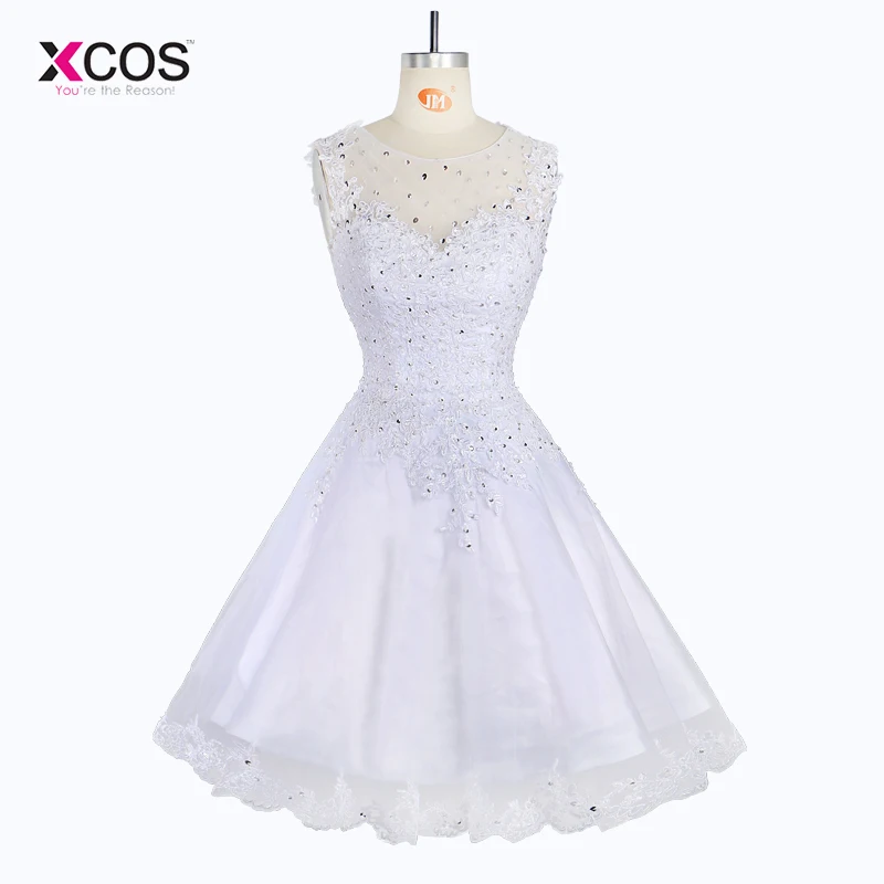 Elegant Sleeveless Short Wedding Dress Knee Length Tank Bridal Gowns Beaded Short Prom Gown Appliqued Short Bride Dress
Elegant Sleeveless Short Wedding Dress Knee Length Tank Bridal Gowns Beaded Short Prom Gown Appliqued Short Bride Dress
