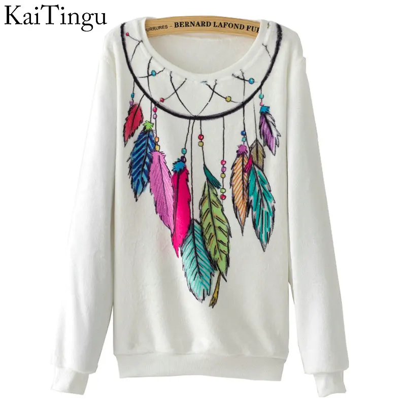 KaiTingu Brand 2017 New Fashion Autumn Women Long Sleeve Flannel Tracksuit Hoodie Dream Catcher Print Casual Pullover Sweatshirt
KaiTingu Brand 2017 New Fashion Autumn Women Long Sleeve Flannel Tracksuit Hoodie Dream Catcher Print Casual Pullover Sweatshirt
