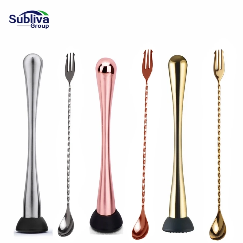 Bar Cocktail Bar Barware Mojito Muddler + Spoon Set DIY Drink Fruit Muddler Crushed Ice Cocktail Muddler Stainless Steel Spoon
Bar Cocktail Bar Barware Mojito Muddler + Spoon Set DIY Drink Fruit Muddler Crushed Ice Cocktail Muddler Stainless Steel Spoon