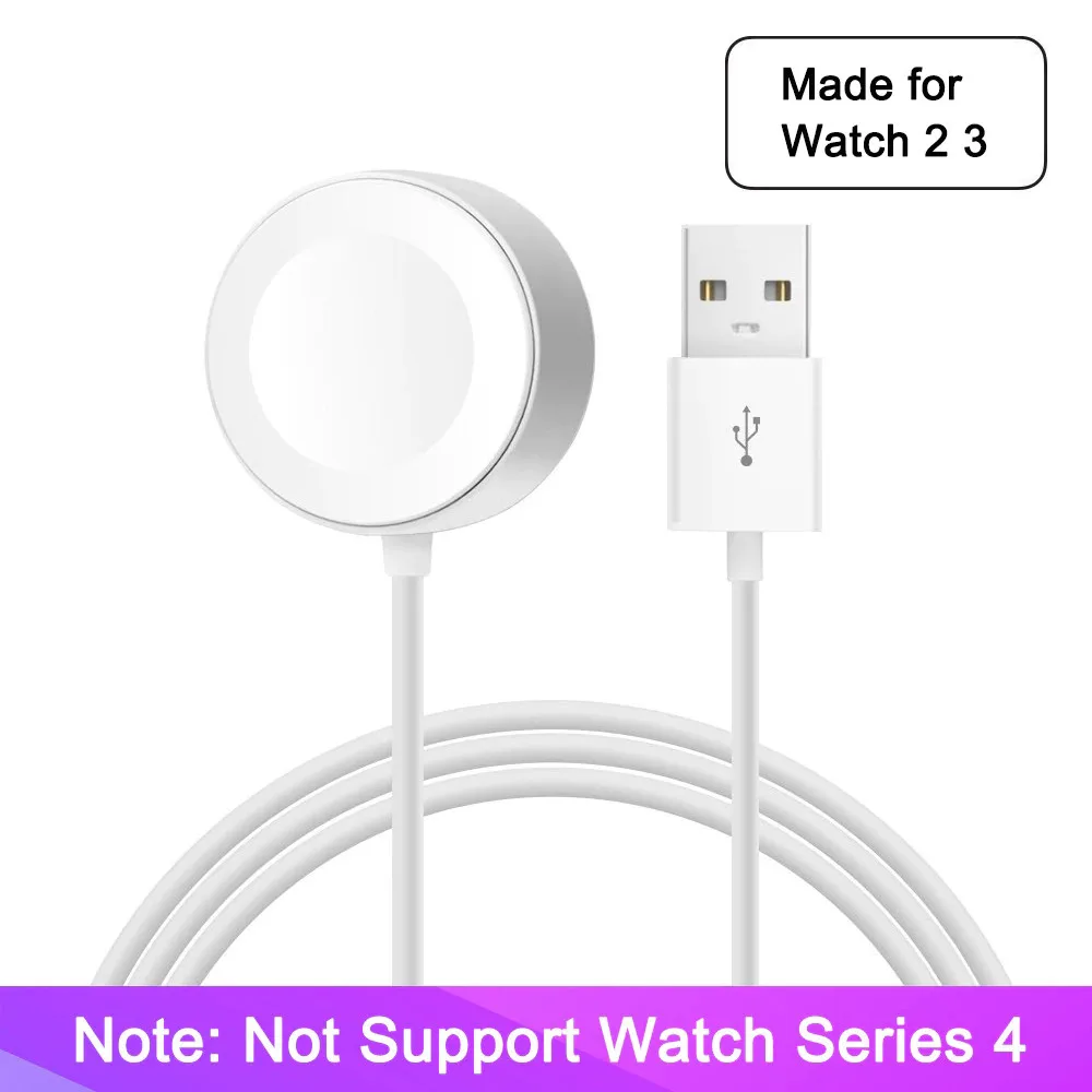 Wireless Charger for Watch Series 2 3 USB Magnetic Watch Charging Cable 3.3 feet/1meter for Apple Watch Charger
Wireless Charger for Watch Series 2 3 USB Magnetic Watch Charging Cable 3.3 feet/1meter for Apple Watch Charger