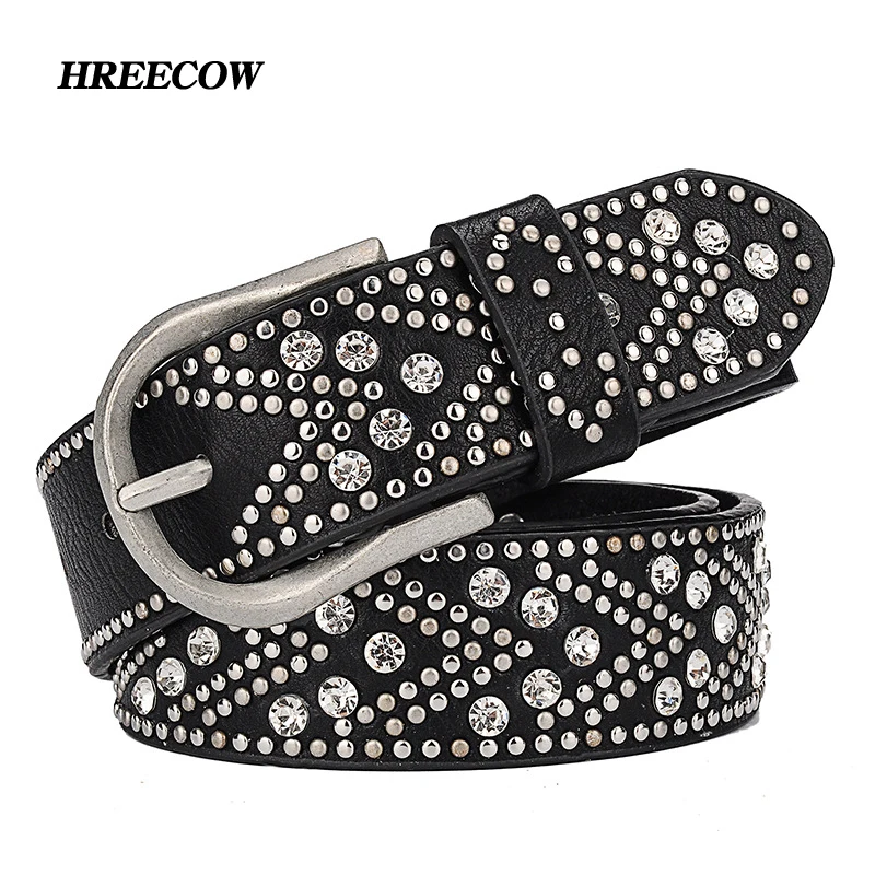 New PU Individuality Rivet Inlay Ancient Belt For Women Fashion Pin Buckle Waist Women Belts Luxury Brands Leather Belt Female
New PU Individuality Rivet Inlay Ancient Belt For Women Fashion Pin Buckle Waist Women Belts Luxury Brands Leather Belt Female