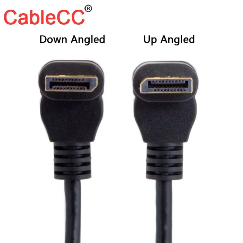 CableCC DisplayPort Display Port Male to Female 90 Degree Up Down Angled Extension Cable 30cm
CableCC DisplayPort Display Port Male to Female 90 Degree Up Down Angled Extension Cable 30cm