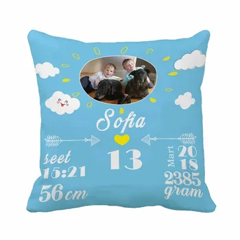 Customized Photo With Birthday Baby Girl Boy Cushion Birth Data Cloud Pillow Decorative Cushion Cover Pillow Case Customize Gift
Customized Photo With Birthday Baby Girl Boy Cushion Birth Data Cloud Pillow Decorative Cushion Cover Pillow Case Customize Gift