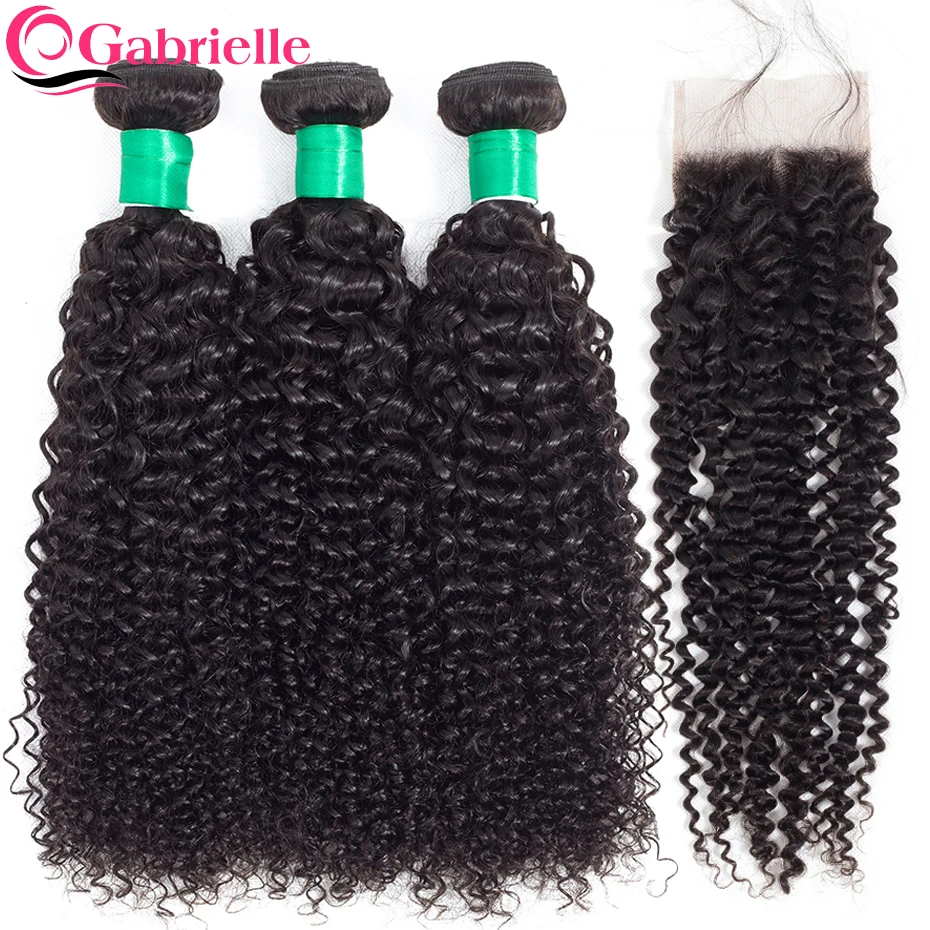 Gabrielle Malaysian Kinky Curly 3 Bundles with Closure Free/Middle/Three Part 100% Non Remy Human Hair Weaves 4x4 Lace Closure
Gabrielle Malaysian Kinky Curly 3 Bundles with Closure Free/Middle/Three Part 100% Non Remy Human Hair Weaves 4x4 Lace Closure