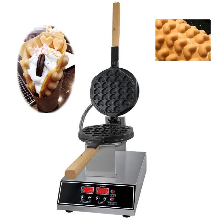 Professional Non-stick Rotating Electric digital heart shape egg Bubble Waffle Maker ice cream Eggettes Egg Puff Machine
Professional Non-stick Rotating Electric digital heart shape egg Bubble Waffle Maker ice cream Eggettes Egg Puff Machine