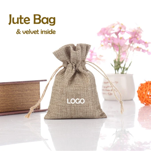 50PCS Jute Drawstring Bag With Velvet Lining Linen/Flax Sachet Jewelry/Packing/Gift/Diamond/Ring/Bead Pouch Custom Logo Print
50PCS Jute Drawstring Bag With Velvet Lining Linen/Flax Sachet Jewelry/Packing/Gift/Diamond/Ring/Bead Pouch Custom Logo Print