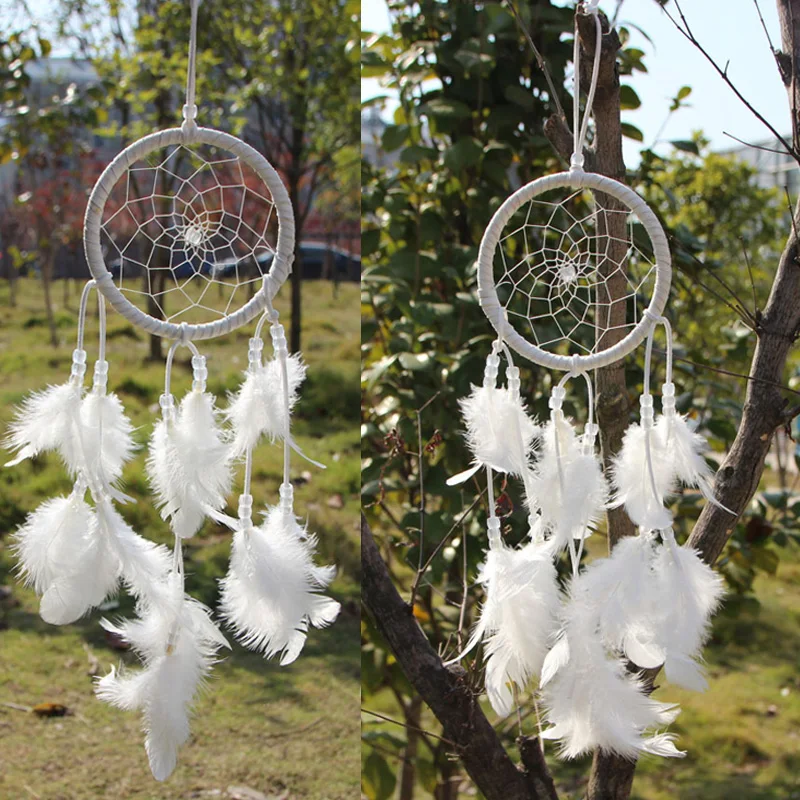 Handmade Lace Dream feather Catcher Feather Bead Hanging Decoration Gift White Craft Dreamcatcher Wind Chimes Art Pendant A18
Handmade Lace Dream feather Catcher Feather Bead Hanging Decoration Gift White Craft Dreamcatcher Wind Chimes Art Pendant A18
