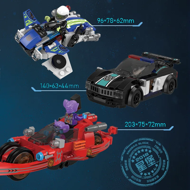XingBao 02101 583Pcs New City Series The Alien Racing Set Model Building Blocks Bricks Toys For Kids Birthday Christmas Gifts
XingBao 02101 583Pcs New City Series The Alien Racing Set Model Building Blocks Bricks Toys For Kids Birthday Christmas Gifts