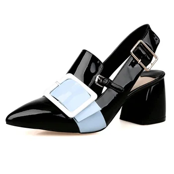 2019 new design high heel pumps brand fashion pointed toe buckle strap gladiator thick heel woman pumps summer shoes woman mules
2019 new design high heel pumps brand fashion pointed toe buckle strap gladiator thick heel woman pumps summer shoes woman mules