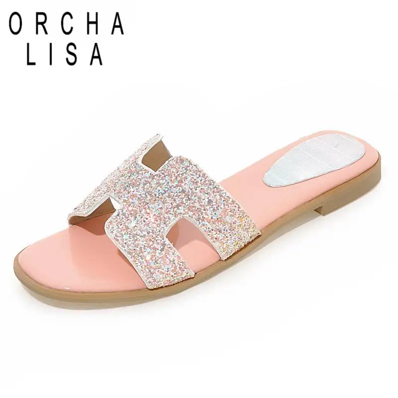 ORCHA LISA Women Sandals Slippers Shoes Ladies Summer Bling Glitter Women Flat Sandals Fashion Summer Casual Shoes Zapato C294
ORCHA LISA Women Sandals Slippers Shoes Ladies Summer Bling Glitter Women Flat Sandals Fashion Summer Casual Shoes Zapato C294
