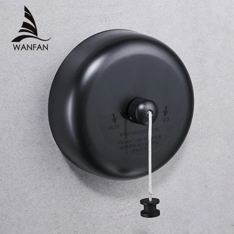 Bathroom Shelves Stainless Steel Black Clothesline Nice Quality Single Line Hotel style Clothes Drying Line For Bathroom HJ-1256
Bathroom Shelves Stainless Steel Black Clothesline Nice Quality Single Line Hotel style Clothes Drying Line For Bathroom HJ-1256
