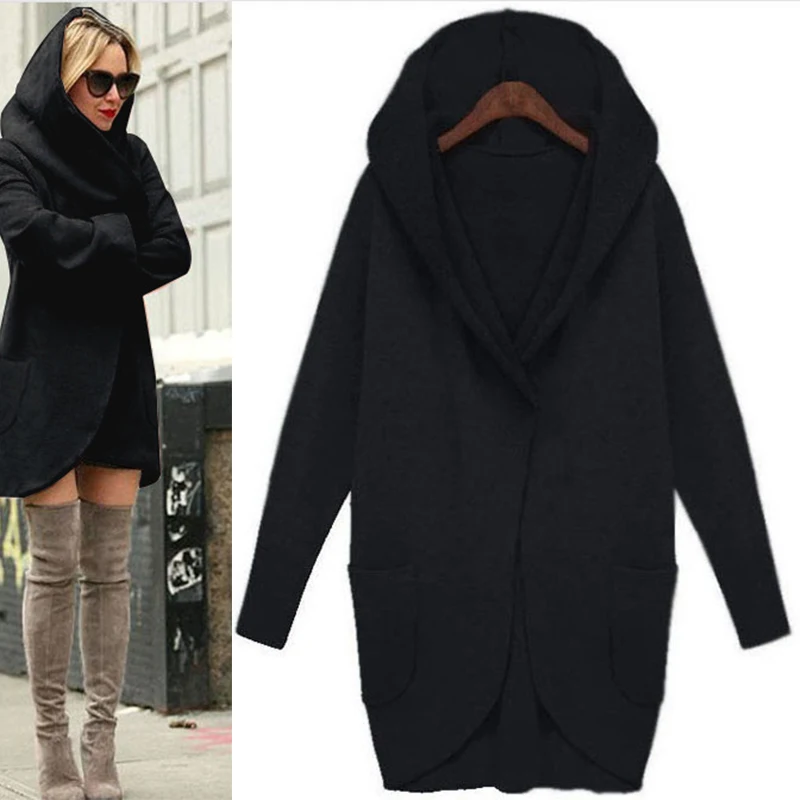 Weweya Women Winter Coat Wool Long Jacket Outwear Coat Black Jackets Long Sleeve Cardigan With Pockets Blouse For Women S-5XL
Weweya Women Winter Coat Wool Long Jacket Outwear Coat Black Jackets Long Sleeve Cardigan With Pockets Blouse For Women S-5XL