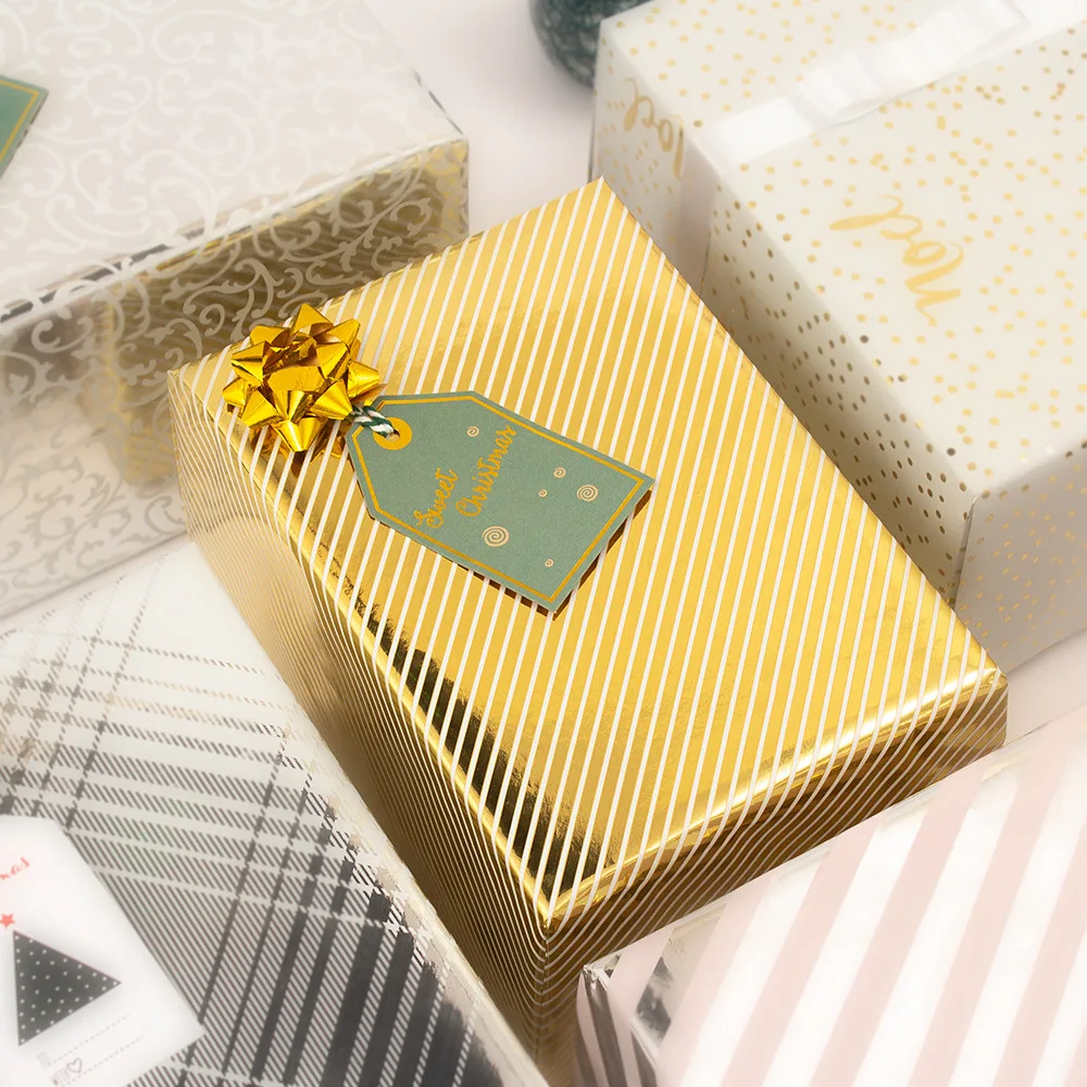 10pcs/lot Gold Shiny Christmas Gift Packing Paper Flower Wrapping Paper DIY Crafts Supplies Christmas Decor for Home
10pcs/lot Gold Shiny Christmas Gift Packing Paper Flower Wrapping Paper DIY Crafts Supplies Christmas Decor for Home