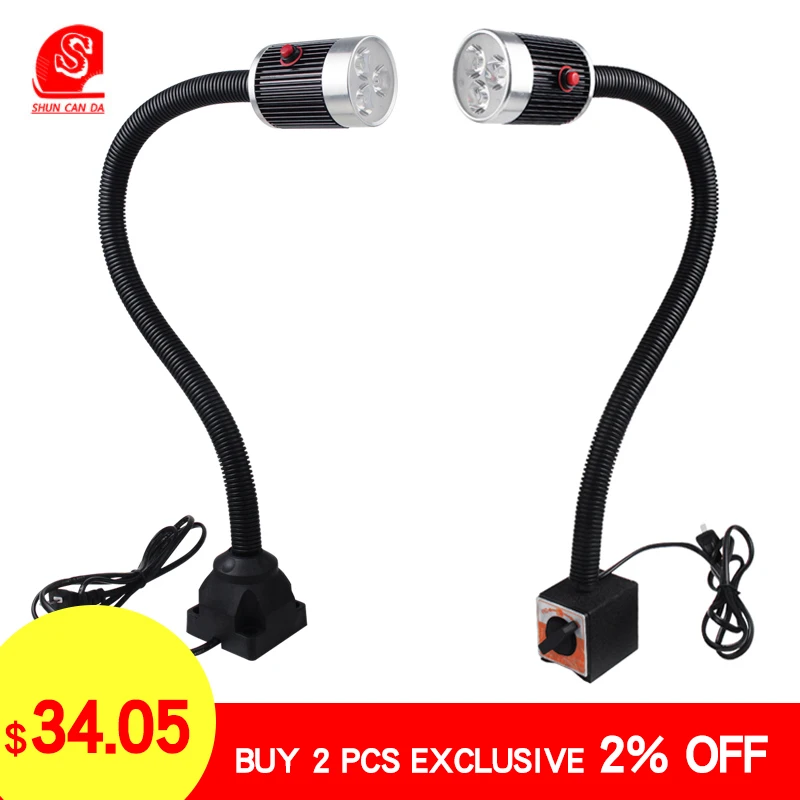 3W LED Machine work lamp Sewing machine lights 24v 220v 36v 9w garage Lathe Light For All CNC Machines Industrial led lighting
3W LED Machine work lamp Sewing machine lights 24v 220v 36v 9w garage Lathe Light For All CNC Machines Industrial led lighting