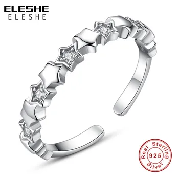 Fashion Solid 925 Sterling Silver Star Trail Finger Rings,CZ Cubic Zirconia Open Ring For Women Wedding Original Silver Jewelry
Fashion Solid 925 Sterling Silver Star Trail Finger Rings,CZ Cubic Zirconia Open Ring For Women Wedding Original Silver Jewelry