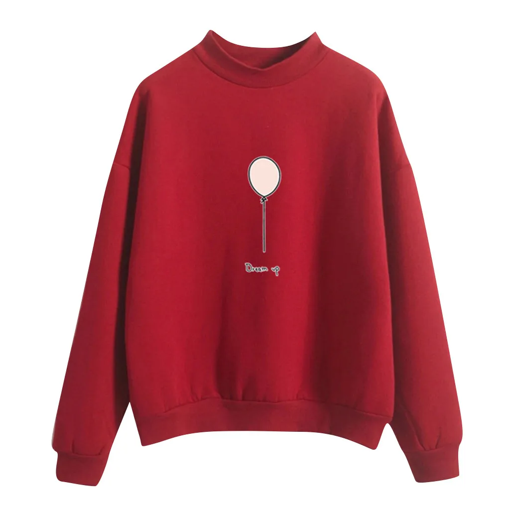 Velvet Sweatshirt Women O-Neck Solid Color Balloon Pattern Long Sleeve Plus felpe donna autumn cloth for clothes #Ger
Velvet Sweatshirt Women O-Neck Solid Color Balloon Pattern Long Sleeve Plus felpe donna autumn cloth for clothes #Ger