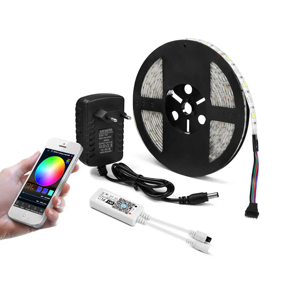 5M RGB RGBW RGBWW WIFI DC12V LED Strip Light Ribbon Diode Flexible LED Tape lamp waterproof home TV backlight holiday decoration
5M RGB RGBW RGBWW WIFI DC12V LED Strip Light Ribbon Diode Flexible LED Tape lamp waterproof home TV backlight holiday decoration