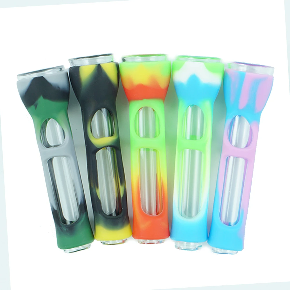 5pcs Silicone Smoking Pipe silicone glass pipe Tobacco Pipes Accessories Pocket Size Men's Gift
5pcs Silicone Smoking Pipe silicone glass pipe Tobacco Pipes Accessories Pocket Size Men's Gift