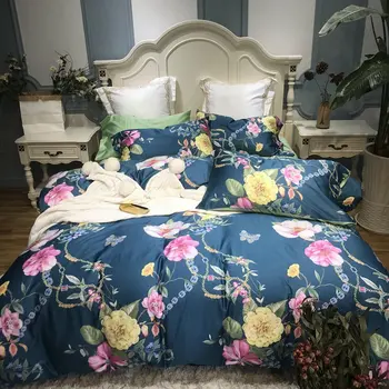 100%Egyptian Cotton pinkocc Soft Silky Bedding set Queen King size Floral Blossom Printed Duvet cover Bed sheet set Pillow shams
100%Egyptian Cotton pinkocc Soft Silky Bedding set Queen King size Floral Blossom Printed Duvet cover Bed sheet set Pillow shams
