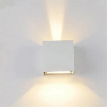 Wall Lamps 6W LED Up Down Lights LED Outdoor Cube Wall Sconce Waterproof Led Wall Light 2pcs COB Led Chips Wall Mounted Lamp
Wall Lamps 6W LED Up Down Lights LED Outdoor Cube Wall Sconce Waterproof Led Wall Light 2pcs COB Led Chips Wall Mounted Lamp
