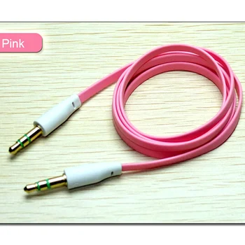 Digital Cables 3.5mm colorful flat type 1m for AUX audio cable male to male 100% brand new and super practical
Digital Cables 3.5mm colorful flat type 1m for AUX audio cable male to male 100% brand new and super practical