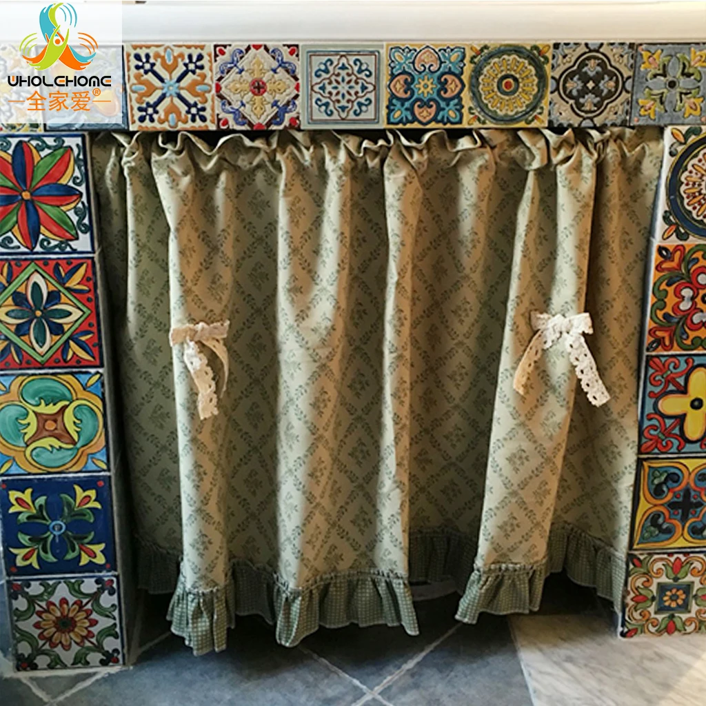 Compra mariposa de encaje cortinas online al por mayor de China