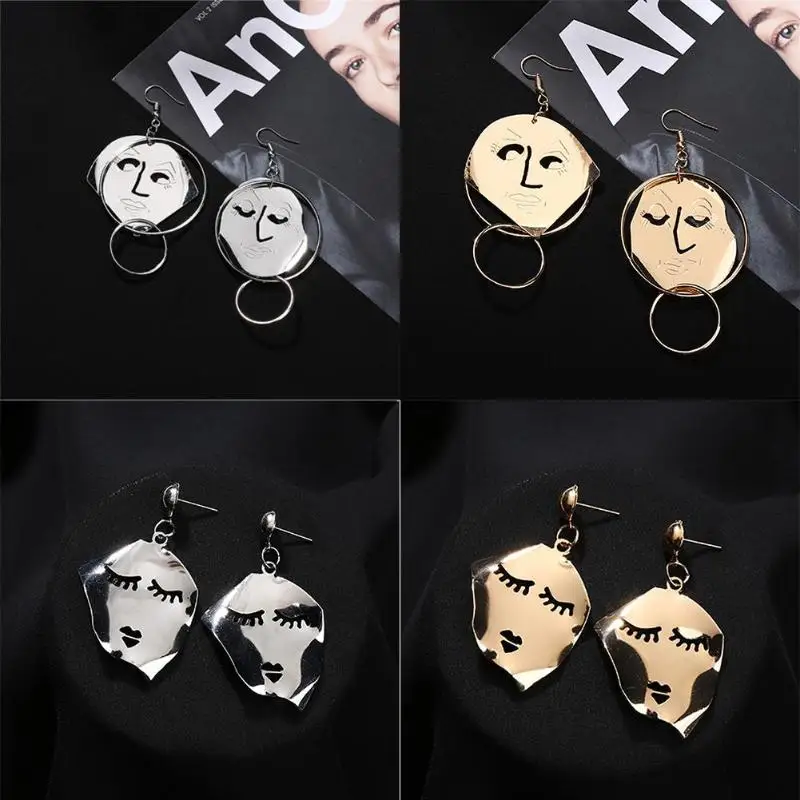 Face Silhouette Earrings Wood Post Top Rubber Paint Double Layered Facial Contour Statement Drop Earrings Jewelry
Face Silhouette Earrings Wood Post Top Rubber Paint Double Layered Facial Contour Statement Drop Earrings Jewelry