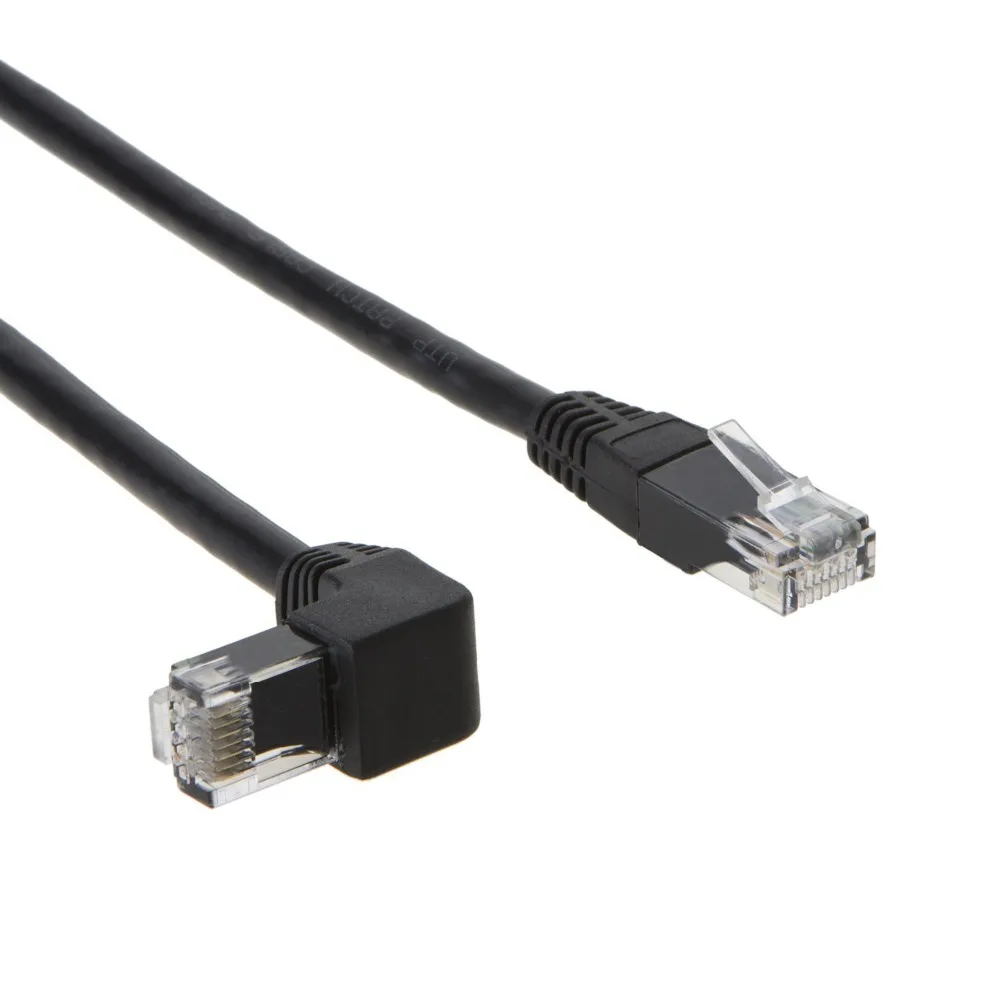 Angle CAT6 Ethernet Patch Cable, Upward Angled LAN Cable with 50U-Gold Plated Contact, Black Color
Angle CAT6 Ethernet Patch Cable, Upward Angled LAN Cable with 50U-Gold Plated Contact, Black Color