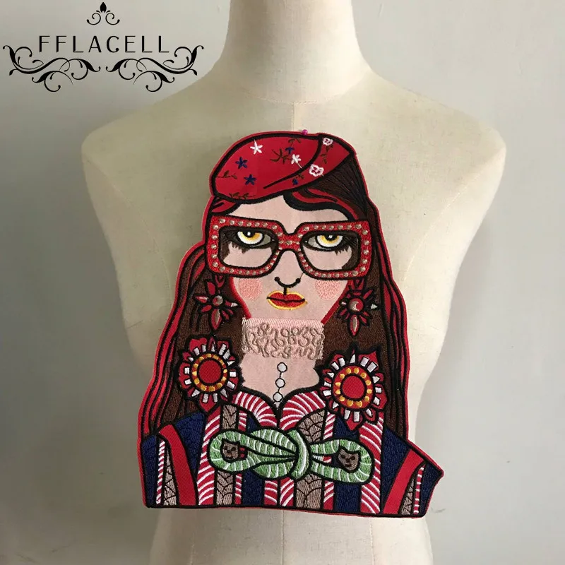 FFLACELL 1pc clothes patch women head sew on patches for clothing t shirt/jeans/dress
FFLACELL 1pc clothes patch women head sew on patches for clothing t shirt/jeans/dress