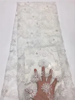 2019 Latest French Nigerian beads Laces Fabrics High Quality Tulle African Laces Fabrics Wedding African French Tulle White
2019 Latest French Nigerian beads Laces Fabrics High Quality Tulle African Laces Fabrics Wedding African French Tulle White