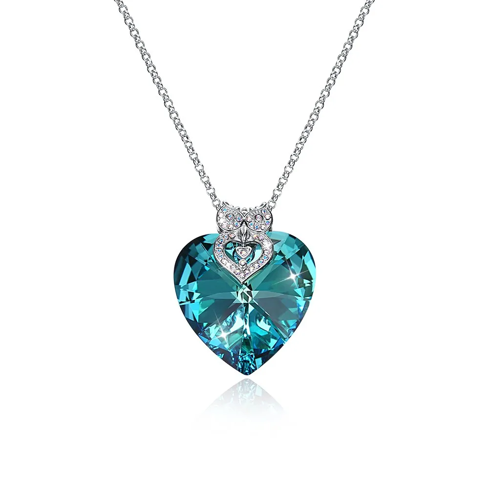 INALIS Crystals from Swarovski 925 Sterling Silver Chain Crystals from Swarovski Love Heart Pendant Women Wedding Bridal Jewelry
INALIS Crystals from Swarovski 925 Sterling Silver Chain Crystals from Swarovski Love Heart Pendant Women Wedding Bridal Jewelry