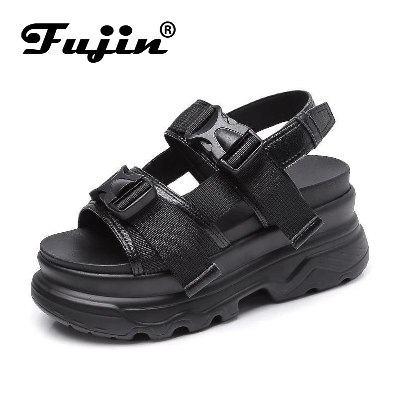 Fujin Muffin Sandals Female Dropshipping Summer 2019 New Retro Chic Casual Wild Out Thick Sole Sports Sandals Women Shoes
Fujin Muffin Sandals Female Dropshipping Summer 2019 New Retro Chic Casual Wild Out Thick Sole Sports Sandals Women Shoes