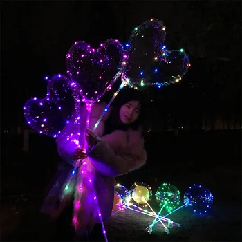 NEW 600 PCS Clear Heart Star Bobo Balloon With 3M Led Strip Wire Luminous Led Balloons wedding birthday party Decoration Toy
NEW 600 PCS Clear Heart Star Bobo Balloon With 3M Led Strip Wire Luminous Led Balloons wedding birthday party Decoration Toy