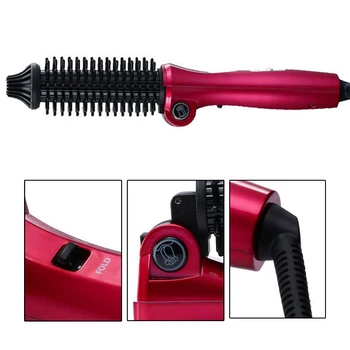 Folding Ceramic Hair Curlers Mini Anti-Hot Electric Comb Hair Curling Brush Travel Portable Heated Ceramic Iron Straightener
Folding Ceramic Hair Curlers Mini Anti-Hot Electric Comb Hair Curling Brush Travel Portable Heated Ceramic Iron Straightener