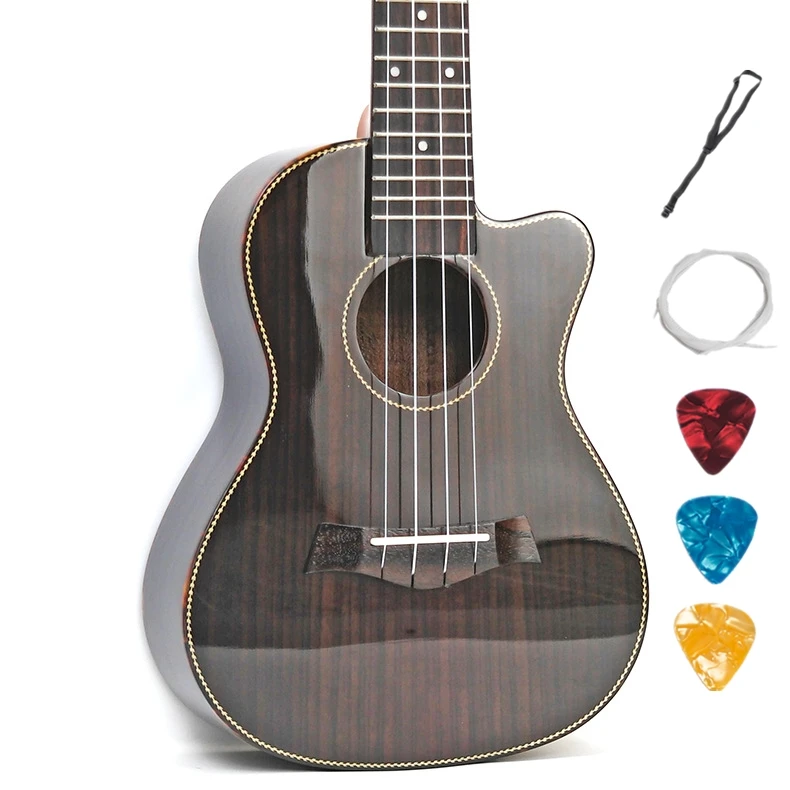 

Ukulele 26 Acoustic Electric Tenor Inches Rosewood Guitar Light Body 4 Strings Ukelele Guitarra Handcraft Green Musical Uke