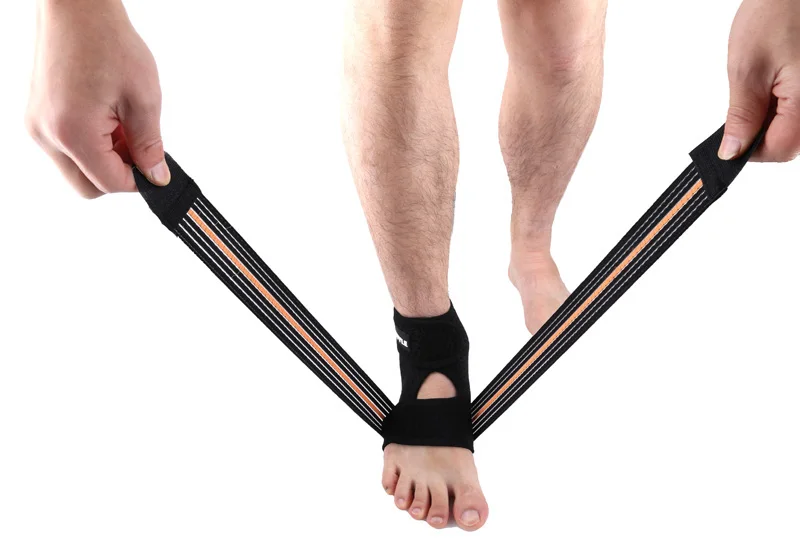 Sports Breathable Ankle Supports Adjustable Brace Protector Elastic Guard Pad Sports Breathable Ankle Supports Adjustable Brace Protector Elastic Guard Pad