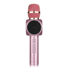 Bluetooth Karaoke Microphone Wireless Mikrofon Speaker Handheld Music Player MIC Singing Recorder KTV Singing for smart phone
Bluetooth Karaoke Microphone Wireless Mikrofon Speaker Handheld Music Player MIC Singing Recorder KTV Singing for smart phone