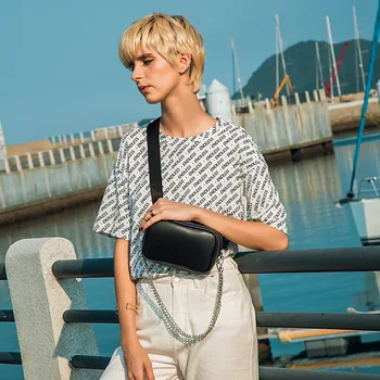 High quality Leather Waist Bags For Women Ladies Chain Tassel Crossbody Chest Bag Fashion Female PU Shoulder Bags Fanny Pack
High quality Leather Waist Bags For Women Ladies Chain Tassel Crossbody Chest Bag Fashion Female PU Shoulder Bags Fanny Pack