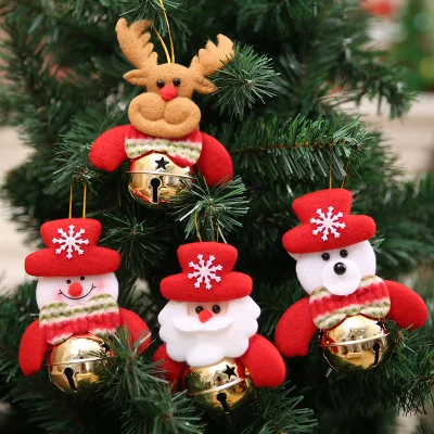 Орнаменты с рождественскими колокольчиками рождественские украшения для дома