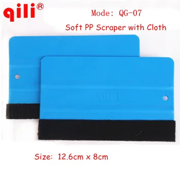 QILI QG-07 100/pack DHL Free Car Wrapping Tool Vinyl Film Install Soft Flexible Squeegee Car Film Scraper Size 12.6cm*8cm
QILI QG-07 100/pack DHL Free Car Wrapping Tool Vinyl Film Install Soft Flexible Squeegee Car Film Scraper Size 12.6cm*8cm