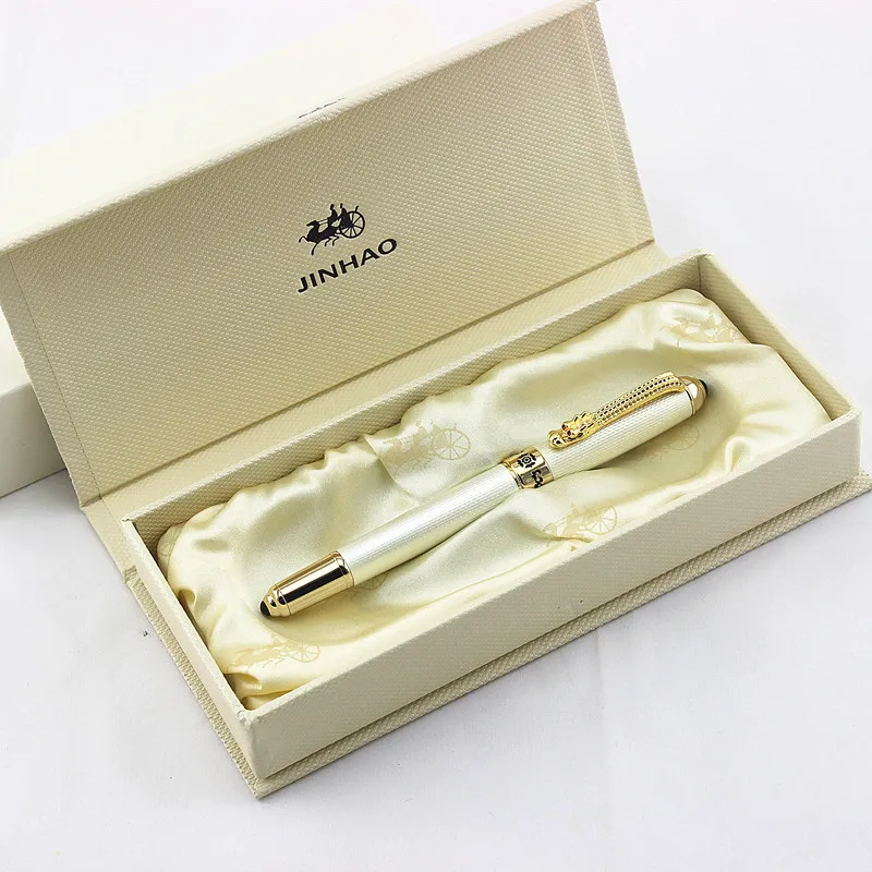 Jinhao 1000 Complete Silver Mesh Roller Ball Pen Dragon With Red Crystal In It's Eyes stationery set gel pen black Ink pen gift
Jinhao 1000 Complete Silver Mesh Roller Ball Pen Dragon With Red Crystal In It's Eyes stationery set gel pen black Ink pen gift