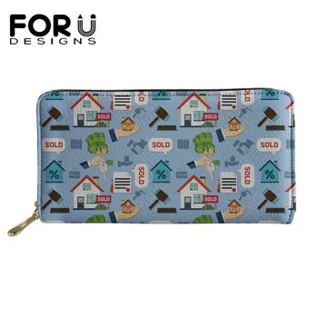 FORUDESIGNS PU Leather Zipper Purse 3D Real Estate Print Boy Wallet Men Long Clutch Card Holder Coin Purses Waterproof Money Bag
FORUDESIGNS PU Leather Zipper Purse 3D Real Estate Print Boy Wallet Men Long Clutch Card Holder Coin Purses Waterproof Money Bag