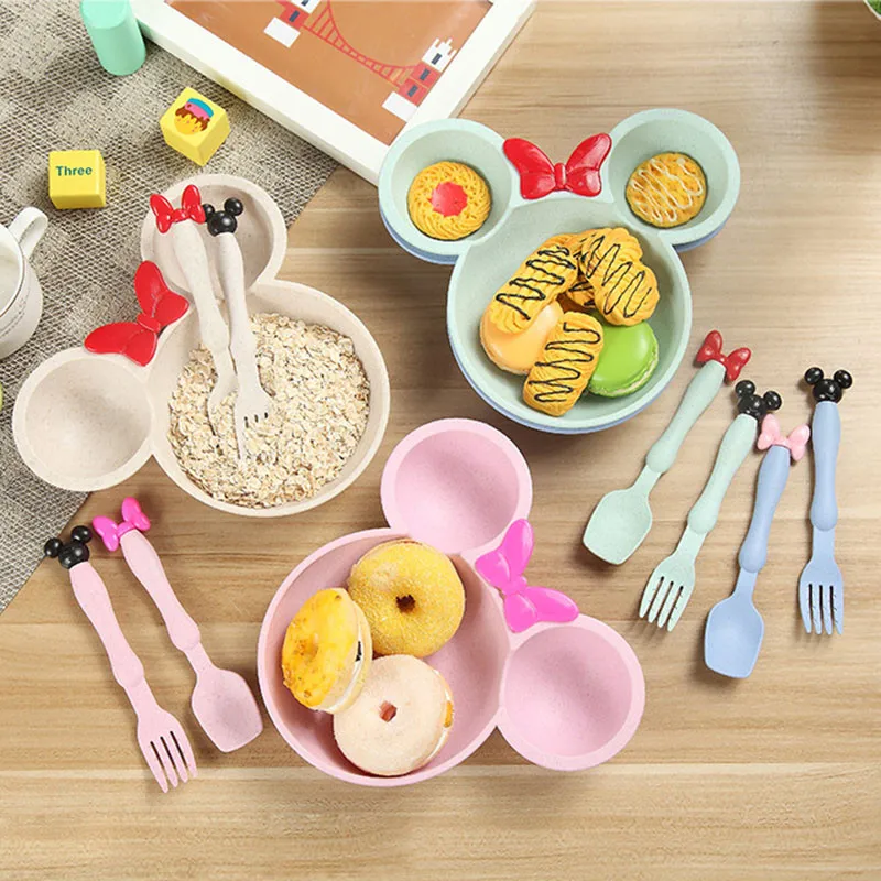 3pcs/set Cute Cartoon Kids Dinnerware Sets Wheat Straw Fiber Baby Dish Plate Toddler Bowl Korean Children Tableware Set Gifts
3pcs/set Cute Cartoon Kids Dinnerware Sets Wheat Straw Fiber Baby Dish Plate Toddler Bowl Korean Children Tableware Set Gifts