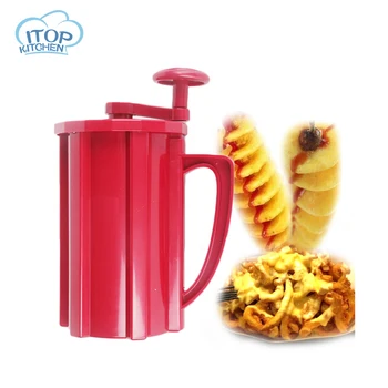 RED Plastic Manual Potato Cutter Vegetable Slicer Multifunctional Round Mandoline Slicer Potato Cheese Kitchen Gadgets
RED Plastic Manual Potato Cutter Vegetable Slicer Multifunctional Round Mandoline Slicer Potato Cheese Kitchen Gadgets