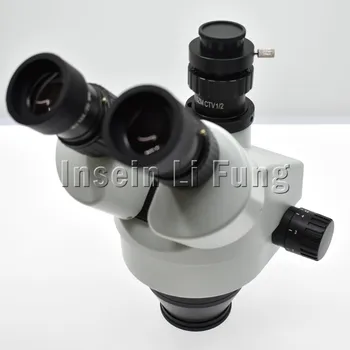 Binocular Continuous Zoom 7X-45X Trinocular Stereo Microscope Head Simul-focal Industrial Microscope WF10X 20mm Eyepiece Lens
Binocular Continuous Zoom 7X-45X Trinocular Stereo Microscope Head Simul-focal Industrial Microscope WF10X 20mm Eyepiece Lens