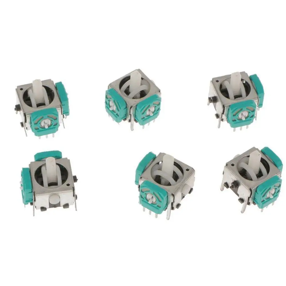 6Pcs 3D Analog Joystick Stick Replacement for Nintendo Game Cube Controller Controller Parts
6Pcs 3D Analog Joystick Stick Replacement for Nintendo Game Cube Controller Controller Parts